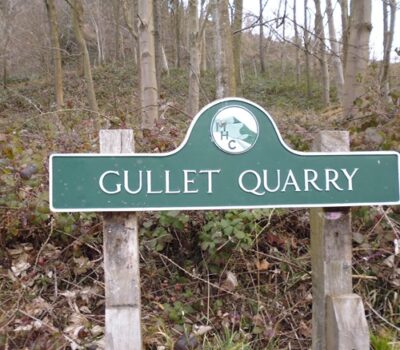 Location Sign Gullet Quarry